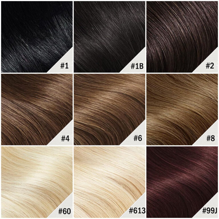 1b Hair Color Chart